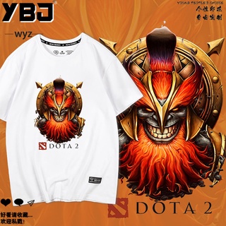 เสื้อยืดคอกลมE-sports เกมรอบชายเสื้อยืดแขนสั้น ins tide ยี่ห้อ Shadow Demon blue cat คนรัก DOTA2 แขนสั้นชายS-5XL