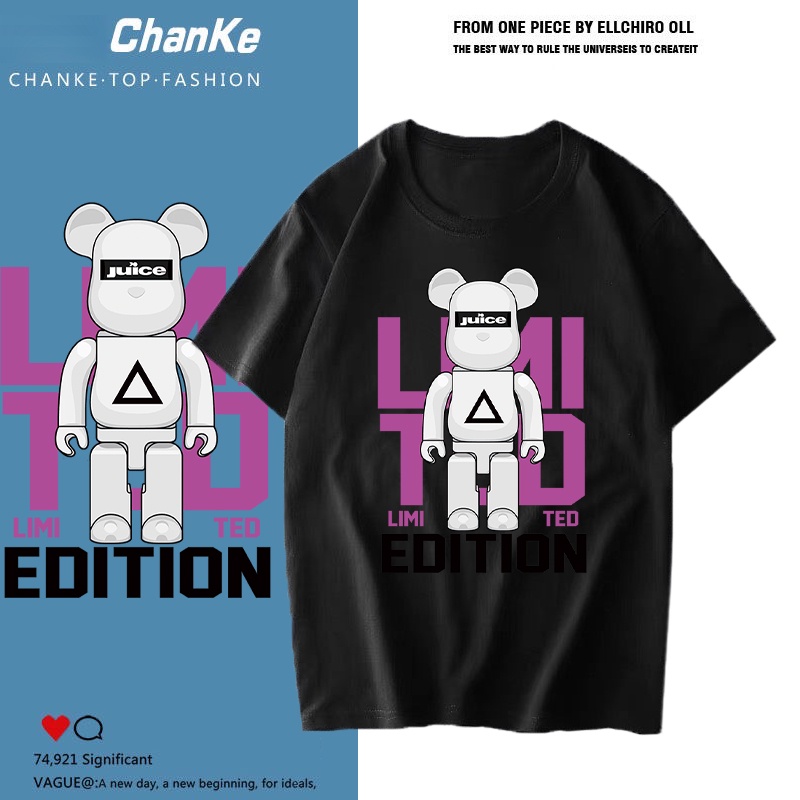 เสื้อยืดคอกลม New Collection ลายสตรีทลายเเฟชั่น โครตคูลสุดเท่ T-779