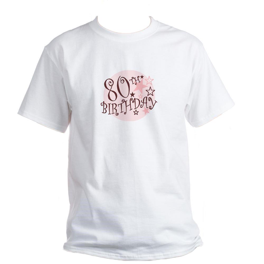 80th Birthday Custom Cool เสื้อยืด