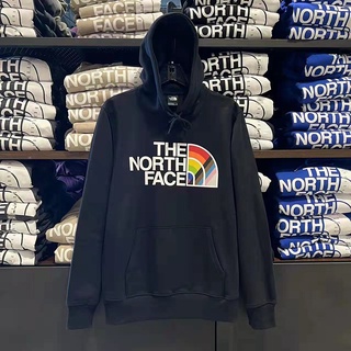 เสื้อกันหนาวลําลอง ผ้าฝ้าย พิมพ์ลาย The North FACE สวมใส่สบาย สําหรับผู้ชาย