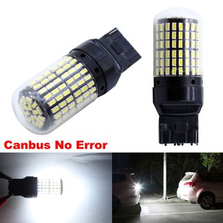 BKK AUTO หลอดไฟ LED SMD หลอดไฟเลี้ยว LED 144 เม็ด ไฟเลี้ยวไม่กระพริบเร็ว ขั้วเขี้ยว 1157 / ขั้วเสียบ T20 ไฟสีเหลือง 2PCS