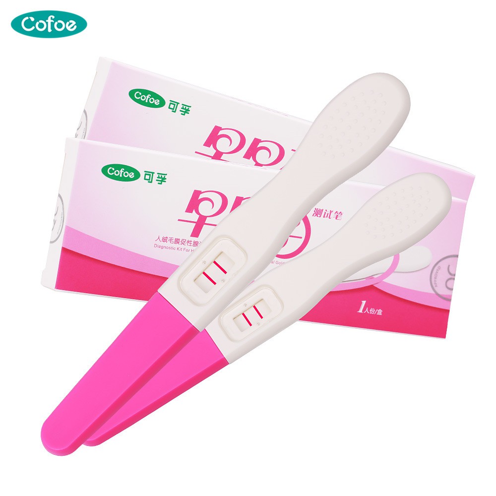 Cofoe 1pc Early HCG Pregnancy Test Stick Detection Colloidal Accurate Urine Testing Early Pregnancy