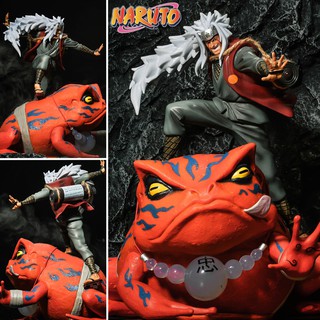 Figure ฟิกเกอร์ Model โมเดล Naruto Shippuden นารูโตะ ชิปปุเดง นินจาจอมคาถา โอ้โฮเฮะ ตำนานวายุสลาตัน Jiraiya จิไรยะ