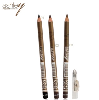 ดินสอเขียนคิ้วมีกบเหลา Ashley Premium Eyebrow Pencil waterproof