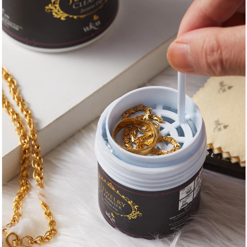 WKM Jewelry Cleaner - Instant Dip 70 ml Jewelry Cleanser Gold Cleanser Silver Cleanser Cleaner
