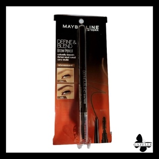 Maybelline New York Define Blend Brow Pencil [ขนาด0.16g] (สี #Natural Brown) เมย์เบลลีน นิวยอร์ก ดีฟาย เบลน โบรว์ ดินสอเขี้ยนคิ้ว