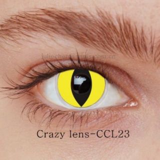 เลนส์คอสเพลย์ Yellow cat eye รีวิวสวยๆ จากคุณลูกค้าค่าาา