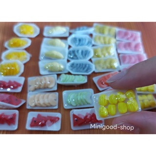 #ผลไม้แพ็คจิ๋ว1:12 จำนวน 1แพ็ค #ของจิ๋ว #miniature fruits#miniature​ Thai fruits