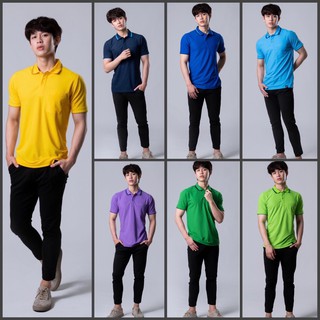 เสื้อโปโลชายสีล้วน ยี่ห้อ PEGAN รุ่น 16-21055 เสื้อทำงานออฟฟิศ เสื้อทำงาน เสื้อทำงานสีพื้น เสื้อทำงานเรียบร้อย