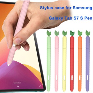 เคสดินสอ ซิลิโคนนิ่ม ลายแครอทน่ารัก สําหรับ Samsung Galaxy Tab S7 S