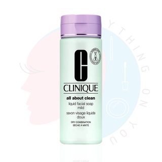 [พร้อมส่ง] CLINIQUE Liquid Facial Soap Mild - Dry Combination