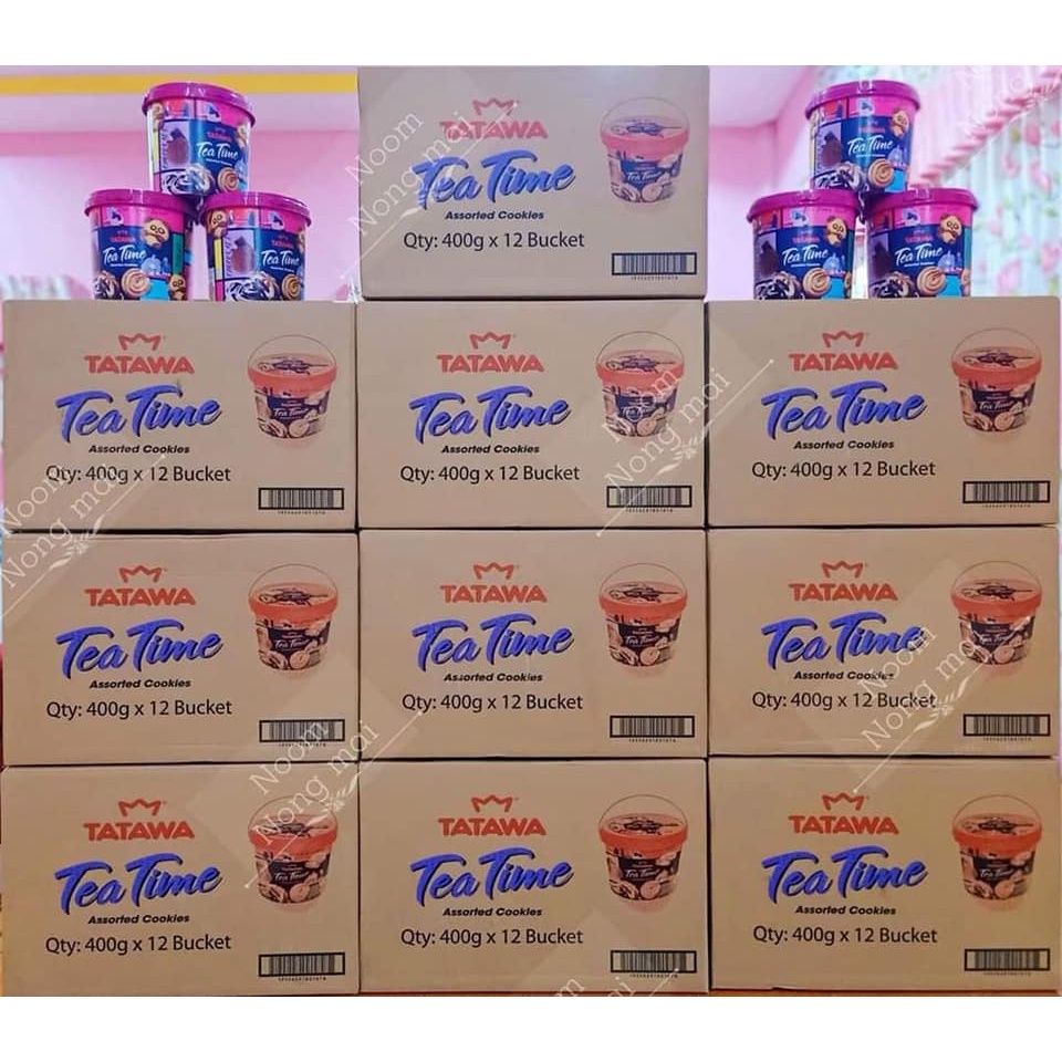 (สั่งออเดอร์ละ1ลังนะคะ)คุกกี้ถัง TATAWAยกลัง12ถังEXP:9/2/2027