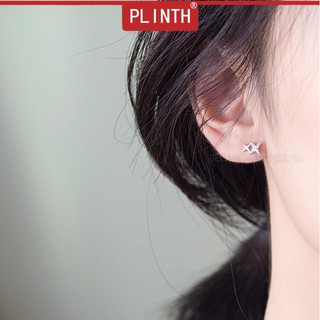 PLINTH ต่างหูเงินแท้ 925 ดาวเล็กสดฮันอารมณ์ง่ายมินิ1421