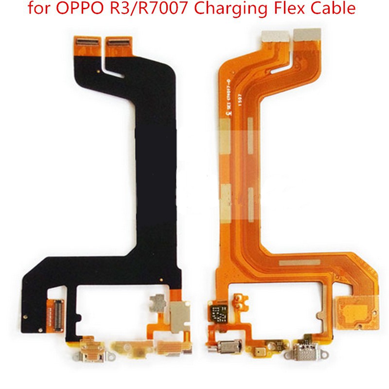 ส่วนไมโครโฟนการชาร์จ USB ช่องเสียบพอร์ต Dock สายเคเบิล Flex สำหรับ OPPO ...
