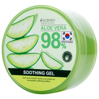 scentio aloe vera shooting gel เซนทิโอ อโลเวร่า ซูธติ้ง เจล 1 กระปุก 300 กรัม