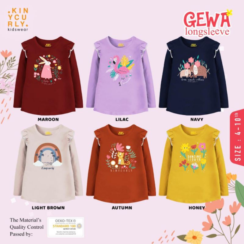 เสื้อยืด Gewa BY KINYCURLY 4T -10T