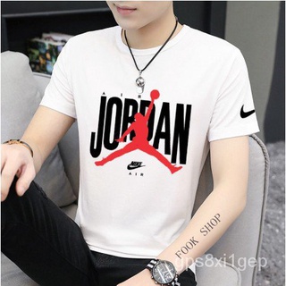 JORDAN Glow In The Dark Short Sleeved Mens 2020 Cotton Casual T-Shirt