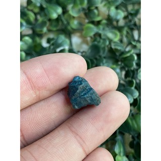 (F) พลอยดิบแท้ ซี บลู อพาไทร์(Sea Blue Apatite)พลอยธรรมชาติ 100% น้ำหนัก 12.50 กะรัต