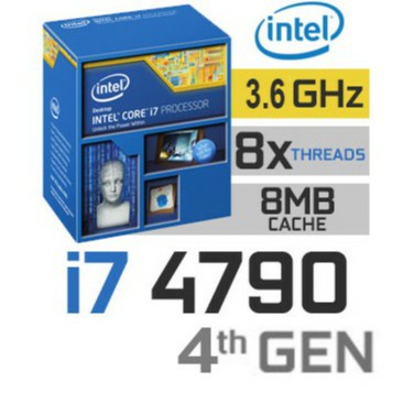 INTEL i7 4790 ราคาสุดคุ้ม ซีพียู CPU 1150 Intel Core i7-4790 พร้อมส่ง ส่งเร็ว ฟรี ซิริโครนหลอดเล็ก