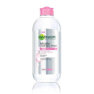 ราคาพิเศษ!! การ์นิเย่ ไมเซล่า คลีนซิ่ง วอเตอร์ ขนาด 400 มล. Garnier Micellar Water Pink 400 ml