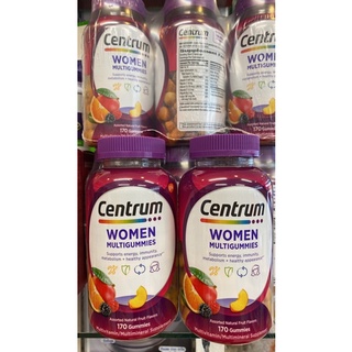 Centrum Woman Gummies Multivitamin 170 Gummies USA import  วิตามินรวม กัมมี่ สำหรับผู้หญิง  170 เม็ด