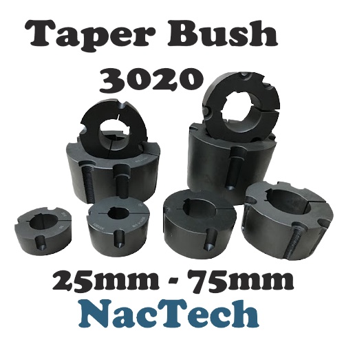 3020 Taper Lock Bush SPZ SPA SPB SPC V Belt Pulley ( 1/2/3/4/5/6 Grooves ) 1108 1610 2012 2517 3020 