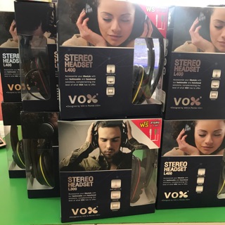 หูฟังสเตอริโอ พร้อมไมค์ VOX L400