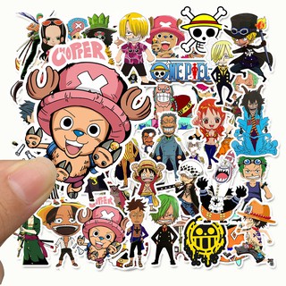 สติกเกอร์ ลายการ์ตูน One Piece สําหรับตกแต่ง