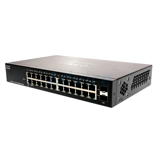 SWITCH HUB (สวิตซ์ฮับ) CISCO 24 PORTS SG95-24-AS GIGABIT PORT IN METAL CASING Warranty 5 - Y