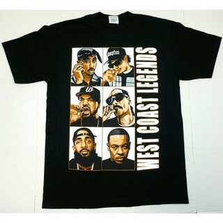 เสื้อยืด พิมพ์ลาย West Coast Legends Nipsey สไตล์ฮิปฮอป สําหรับผู้ชาย 2 ชิ้น