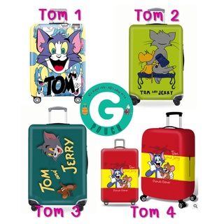 พร้อมส่งด่วน! ผ้าคลุมกระเป๋าเดินทาง แบบยืด ลาย Tom and Jerry