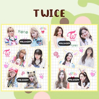 ( สั่งขั้นต่ำ 5 แผ่น ) สติ๊กเกอร์ไม่ไดคัท twice อ่านก่อนสั่งจ้า