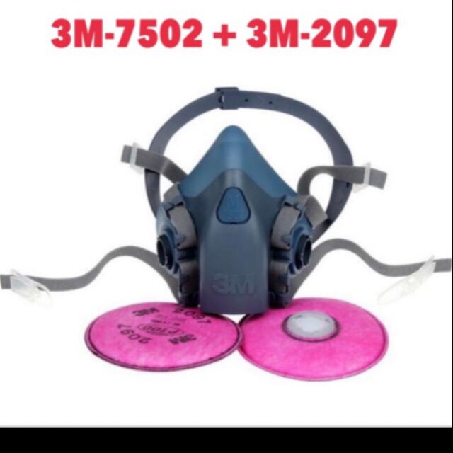 หน้ากาก3M-7502(พร้อมตัวกรอง)