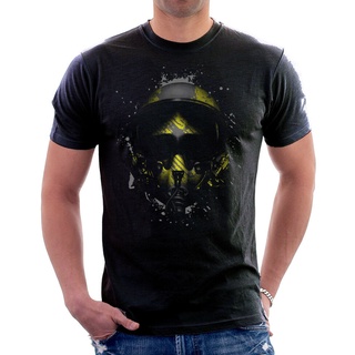 T-shirt  ขายดี เสื้อยืด พิมพ์ลายนักบินอวกาศ Lost Pilot cool สีดํา 9753 BEngml83KHioif64S-5XL