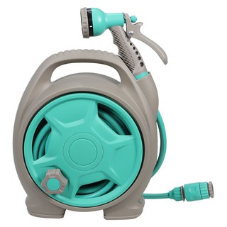 Watering hose GROUND-BASED HOSE REEL TAKARA DGT1141-S 5/16"X10M CYAN/GRAY Watering equipment Garden decoration accessori