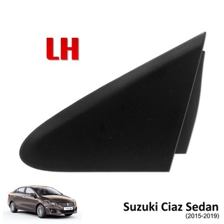 มุมกระจก หูช้าง สามเหลี่ยม สีดำ ข้างซ้าย Lh ของแท้ 1ชิ้น สำหรับ ซูซูกิ เซียส Suzuki Ciaz Sedan 2015 2016 2018 2019