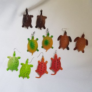 Turtle earrings ต่างหูเต่า เต่า ตุ๊กตาเต่า