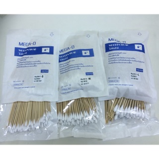 ไม้พันสำลี สำลีก้าน Cotton Swab 6 นิ้ว S,M,L