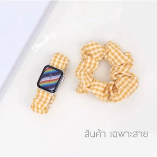 สายรัดผมสาย smart watch ผ้า สาย watch11 10 8 7 6 SE 5 4 3 2 1 คุณภาพดี หน้าปัด 38/40/41/44/45/46มม สายนาฬิกา