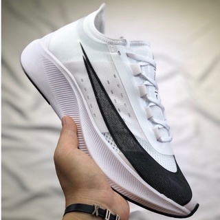 Zoom Fly 3 รองเท้าผ้าใบ รองเท้าวิ่งมาราธอน สําหรับผู้ชาย และผู้หญิง AT4280-100