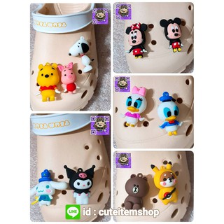 Shoes Charm Jibbitz 3D Doll​ Cartoon👟ตุ๊กตาติดรองเท้า พร้อมส่ง ✨สั่ง 5 แถม 1✨ตัวแถมทางร้านสุ่มให้นะคะ