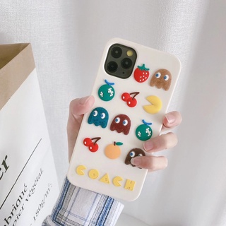 เคสโทรศัพท์ซิลิโคนยาง แบบนิ่ม ลายการ์ตูน Pac-Man สําหรับ OPPO A5 2020 A9 2020 Reno 2F Reno 3 Pro Reno 4 Pro R9s F3 A77 R11s R15 Pro R17 Pro A83 A57 A39 Vivo S1 Y7s Y19 Y17 Y15 Y12 Y11 Y81 Y83 Y55 V5 Plus X9 V11 Pro V11i Y91c Y85 V9