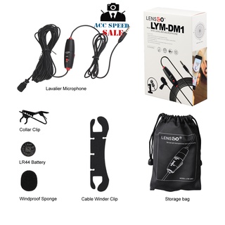 LENSGO LYM-DM1 Mini Lavalier Microphone For Camera/Smartphone