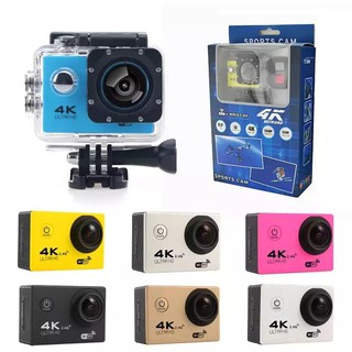 (กรอกโค้ด 77SMAWOW ส่วนลด 30% min 0 max 100)4K SPORTS Action camera ULTRA HD DV กล้องถ่ายรูป