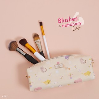 ซองแปรง ซองดินสอ Blushes &amp; Stationaries Case ลายแมว Rolling Cats