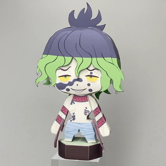 Chibi Gyutaro Shabana Kimetsu No Yaiba Demon Slayer Papercraft
