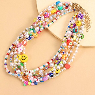 Candy Necklace  สร้อยลูกปัด หลากสี  เครื่องประดับ สร้อยคอน่ารัก