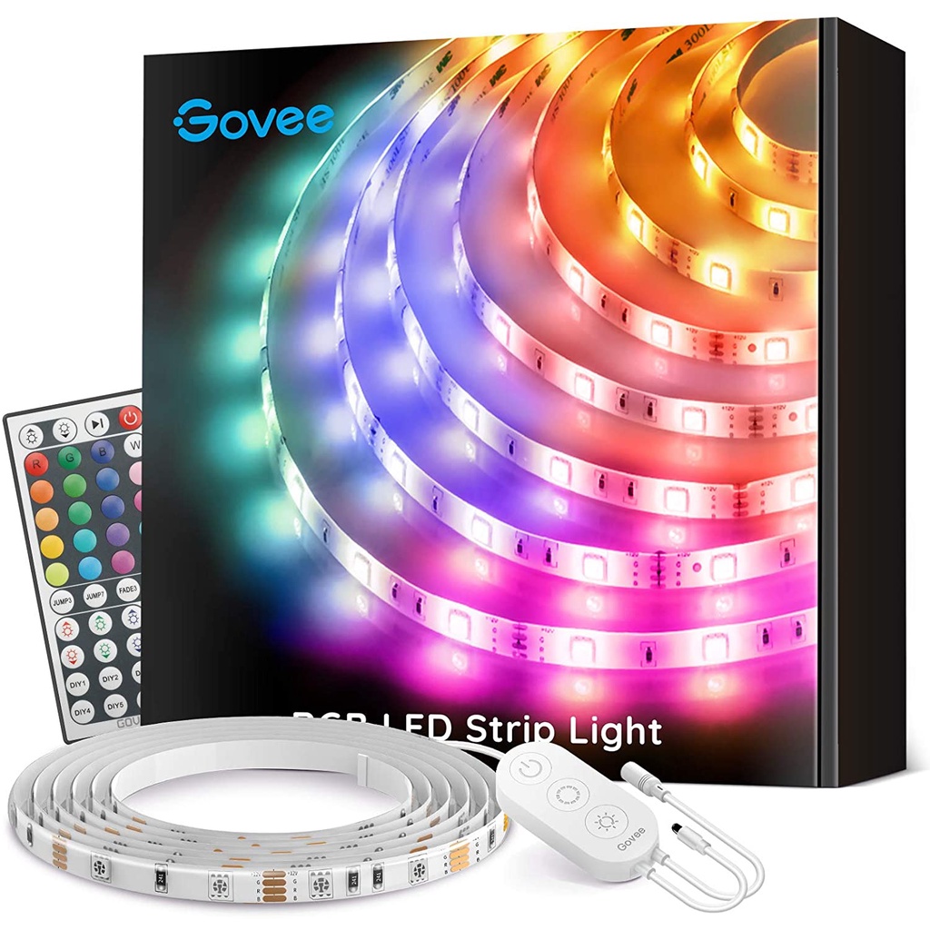 Govee LED Strip Lights 32.8ft Waterproof Color Changing Light Strips with Remote 