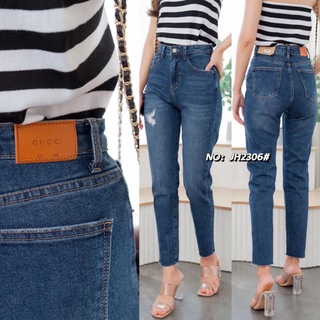 Jeans house#2306#มีS-XL#ยีนส์ทรงบอย#ยีนส์บอยยืด