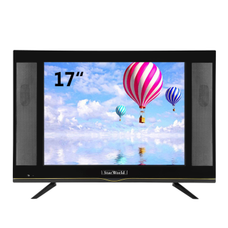 StarWorld LED TV 17 นิ้ว รุ่น 17D1 ทีวีจอแบน ต่อกล้องวงจรหรือใช้เป็นจอคอมได้ มีDC12v